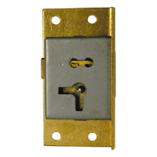 ASEC 20 1 Lever Cut Cupboard Lock 64mm Keyed Alike Right Handed  - Satin Brass