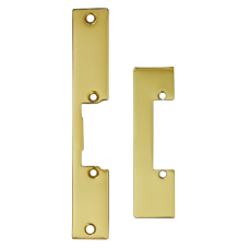 ASEC Mortice Release Faceplate  - Polished Brass