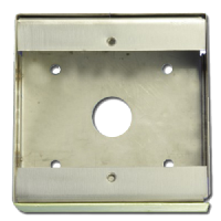 ASEC 28mm 1 Gang Surface Housing  - Stainless Steel