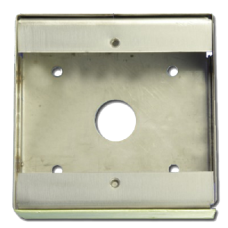ASEC 28mm 1 Gang Surface Housing  - Stainless Steel