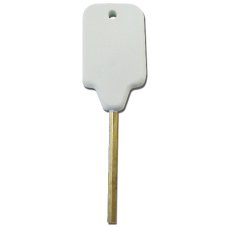 ASEC TS7451  Plastic Head Avocet WMS Window Key White Plastic Head Key