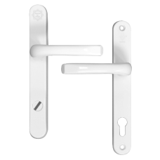 ASEC Kite Secure PAS24 2 Star 240mm Lever/Lever Door Furniture  - White