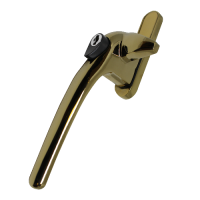 CHAMELEON Adaptable Cockspur Handle Kit Polished Brass Left Handed - Gold