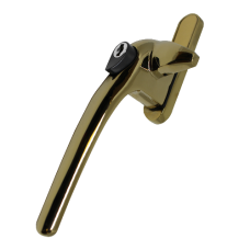 CHAMELEON Adaptable Cockspur Handle Kit Polished Brass Left Handed - Gold