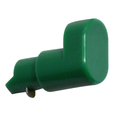CHAMELEON Replacement Window Espag Handle Non-Locking Button  - Green