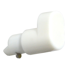 CHAMELEON Replacement Window Espag Handle Non-Locking Button  - White