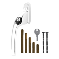 CHAMELEON Adaptable Multi Spindle Offset Window Espag Handle  Left Handed - White