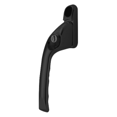 CHAMELEON Offset Locking Window Espag Handle  Left Handed - Black