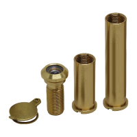 CHAMELEON Adaptable 160o Degree Door Viewer  35mm 85mm - Polished Brass