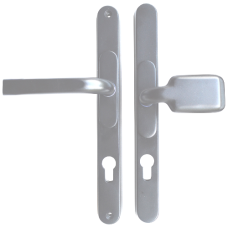 CHAMELEON Pro XL Lever/Pad 59-96mm Centres Adaptable Handle  - Brushed Silver
