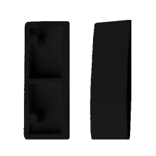 CHAMELEON Cockspur Handle Fitting Wedge 8mm - Black