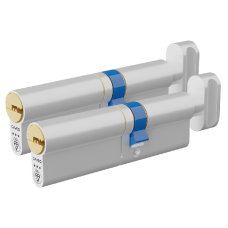 CAVEO TS007 3* Key & Turn Euro Dimple Cylinder Keyed Alike 110mm 70Ext/40 65/10/35T 3 Keys