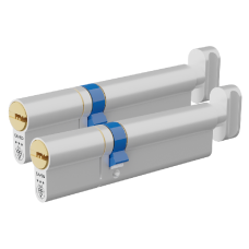 CAVEO TS007 3* Key & Turn Euro Dimple Cylinder Keyed Alike 110mm 40Ext/70 35/10/65T 3 Keys