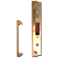 UNION 2988 Rebate To Suit 2101 Deadlocks 13mm  - Polished Lacquered Brass