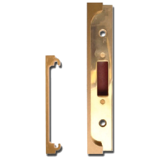 UNION 2988 Rebate To Suit 2101 Deadlocks 13mm  - Polished Lacquered Brass