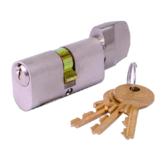 EVVA A5 OKZ Oval Key & Turn Cylinder KA A67670 72mm 36-T36 31-10-T31  - Nickel Plated