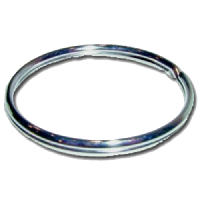 ALDRIDGE Split Rings 50mm - Chrome Plated