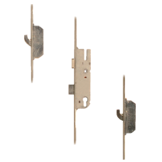 GU Lever Operated Latch & Deadbolt - 2 Hook 28/92 16mm Faceplate