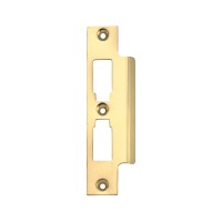 UNION 2277 Strike Plate  - Polished Lacquered Brass