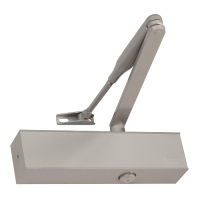 DORMAKABA TS83 Size 2-5 Overhead Door Closer Anti-Corrosive & Back Check - Silver Enamelled