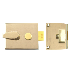 UNION 1047 & 1048 Deadlocking Nightlatch L1047 40mm Case Only - Electro Brass