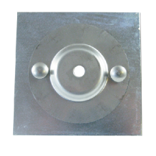 ALDRIDGE Bril Van Lock Protector Plate  - Satin Chrome
