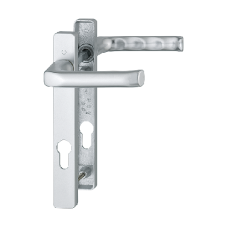 HOPPE London UPVC Lever Door Furniture 113P/366M 92mm Centres  - Silver