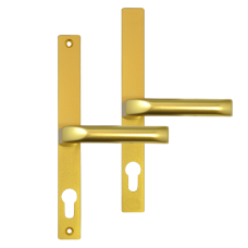 HOPPE UPVC Lever Door Furniture To Suit Fullex 68mm Centres  - Gold