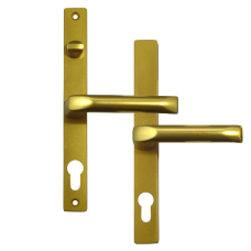 HOPPE UPVC Lever Door Furniture To Suit Fullex c/w Snib 68mm Centres  - Gold