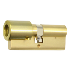 Banham S464 Euro Double Cylinder 72mm 36/36 31/10/31 Keyed To Differ  - Polished Brass