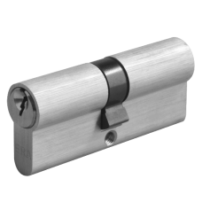 ERA 6-Pin Euro Double Cylinder 75mm 35/40 30/10/35 Keyed To Differ  - Satin Chrome