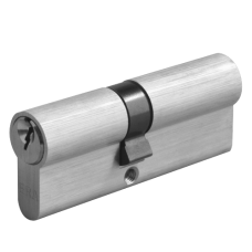 ERA 6-Pin Euro Double Cylinder 90mm 35/55 30/10/50 Keyed To Differ  - Satin Chrome