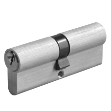 ERA 6-Pin Euro Double Cylinder 90mm 40/50 35/10/45 Keyed To Differ  - Satin Chrome