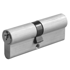 ERA 6-Pin Euro Double Cylinder 95mm 40/55 35/10/50 Keyed To Differ  - Satin Chrome