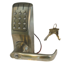 CODELOCKS CL5010 Battery Operated Digital Lock CL5010 Lever Operated - Stainless Steel