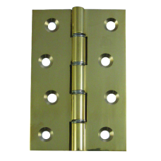 CROMPTON 0162STD-102-68-30 Double Steel Washer Hinge  - Polished Brass