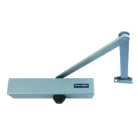 BRITON 2003V Size 1-4 Overhead Door Closer Silver  - Silver Enamelled