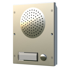 VIDEX 837M Series Speaker Panel 1 Button - Stainless Steel
