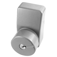 EXIDOR 298SE Knob Operated Outside Access Device  - Silver Enamelled