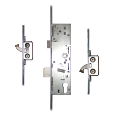 ERA Lever Operated Latch & Deadbolt Split Spindle 20mm - 2 Hook 45/92 Radius
