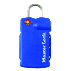 MASTER LOCK 4685 Combination Luggage Padlock - With Luggage Label Keyed To Differ 