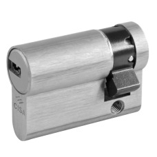 CISA Astral Euro Half Cylinder 45mm 35/10 Keyed To Differ  - Nickel Plated