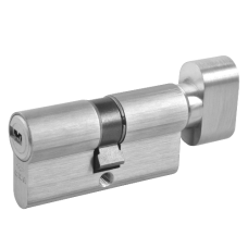 CISA Astral Euro Key & Turn Cylinder 60mm 30/T30 25/10/T25 Keyed To Differ  - Nickel Plated
