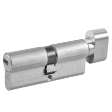 CISA Astral Euro Key & Turn Cylinder 70mm 35/T35 30/10/T30 Keyed To Differ  - Nickel Plated