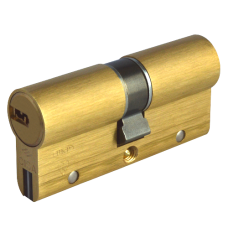 CISA Astral S Euro Double Cylinder 70mm 35/35 30/10/30 Keyed To Differ  - Polished Brass