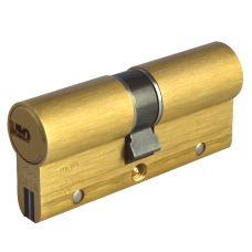 CISA Astral S Euro Double Cylinder 75mm 35/40 30/10/35 Keyed To Differ  - Polished Brass