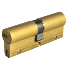 CISA Astral S Euro Double Cylinder 90mm 45/45 40/10/40 Keyed To Differ  - Polished Brass