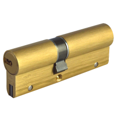 CISA Astral S Euro Double Cylinder 100mm 40/60 35/10/55 Keyed To Differ  - Polished Brass