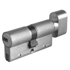 CISA Astral S Euro Key & Turn Cylinder 60mm 30/T30 25/10/T25 Keyed To Differ  - Nickel Plated
