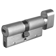 CISA Astral S Euro Key & Turn Cylinder 70mm 35/T35 30/10/T30 Keyed To Differ  - Nickel Plated